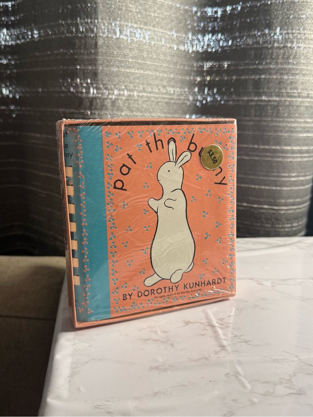 NEW Pat the Bunny by Dorothy Kunhardt - Orange & Teal Children's Book